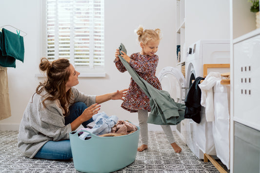 Teaching Kids to Do Laundry: A Comedy of Errors